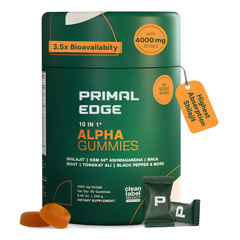 PrimalEdge Alpha Gummies – Built for Strength, Energy & Performance