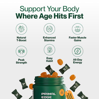 PrimalEdge™ 10-in-1 Alpha Gummies